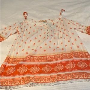 A cold shoulder shirt